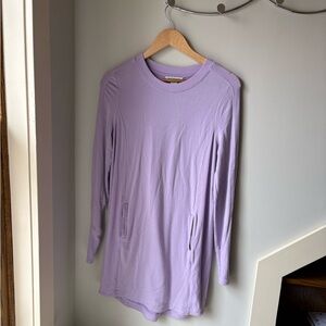 Athleta Soft Lavender Crewneck dress
